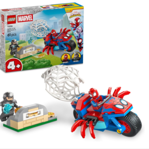 LEGO ǀ Marvel Spidey und Seine Super-Freunde Spidey auf Motorrad vs. Rhino - Superhelden Spielzeug mit